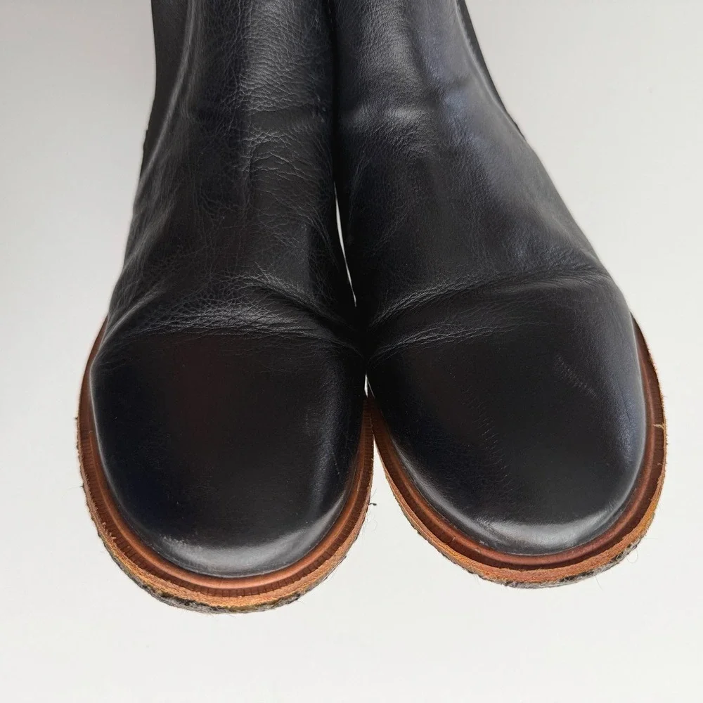 Frank Wright Law Pull On Black Chelsea‎ Boot EU 42 US 9